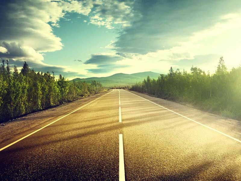 Máquinas para las obras viales