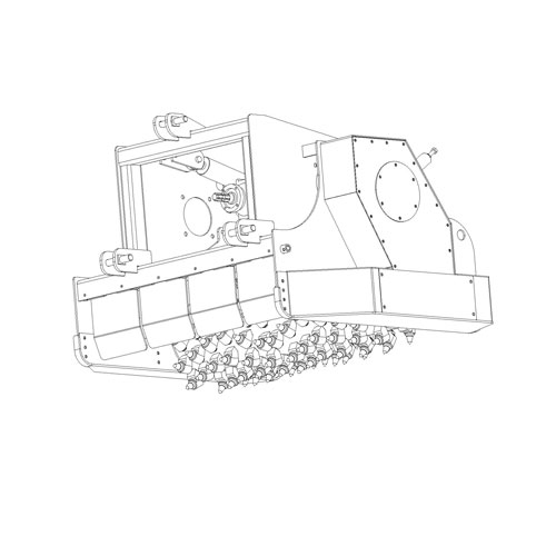 Fresadora de piedra y roca All Crusher CR-S
